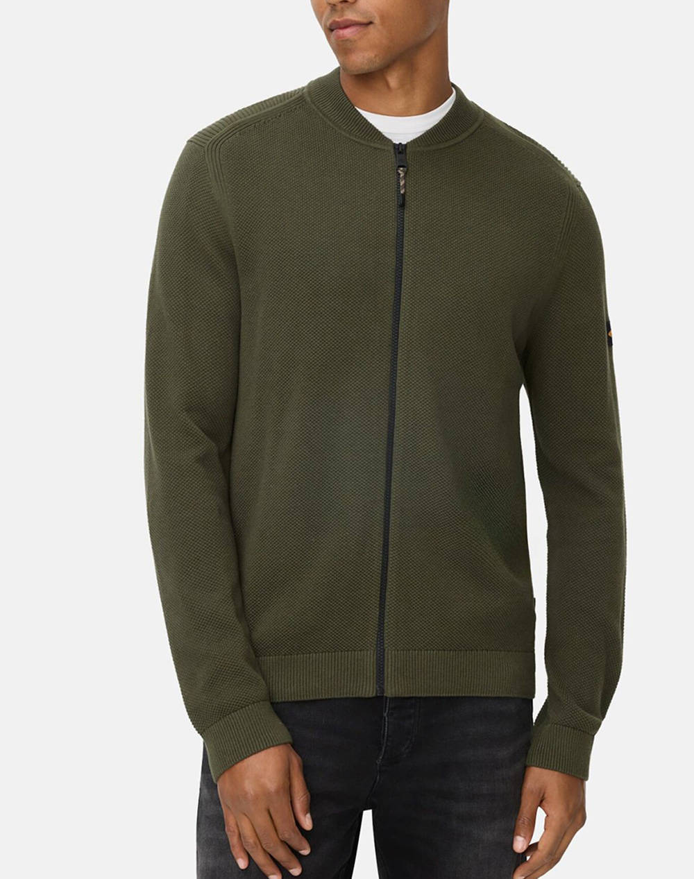 CAMEL ACTIVE Πλεκτή Ζακετα Full Zip C252-409508-6K01-37 DarkGreen