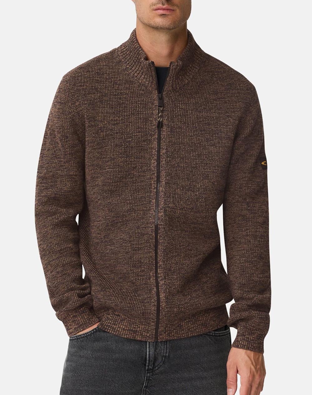 CAMEL ACTIVE CAMEL ACTIVE Πλεκτή Ζακετα Full Zip C252-409501-6K08-27 Brown