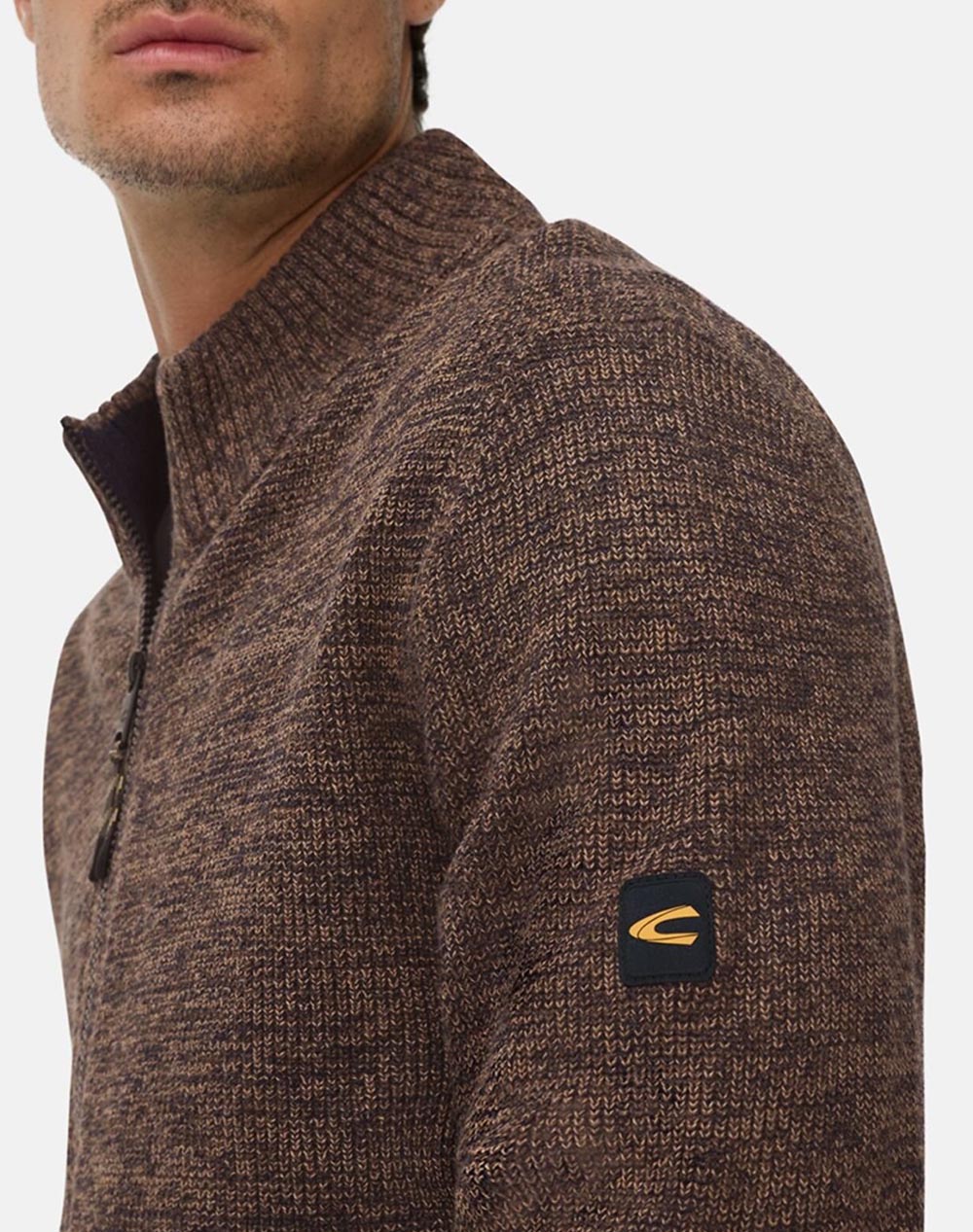 CAMEL ACTIVE Πλεκτή Ζακετα Full Zip C252-409501-6K08-27 Brown φωτογραφία