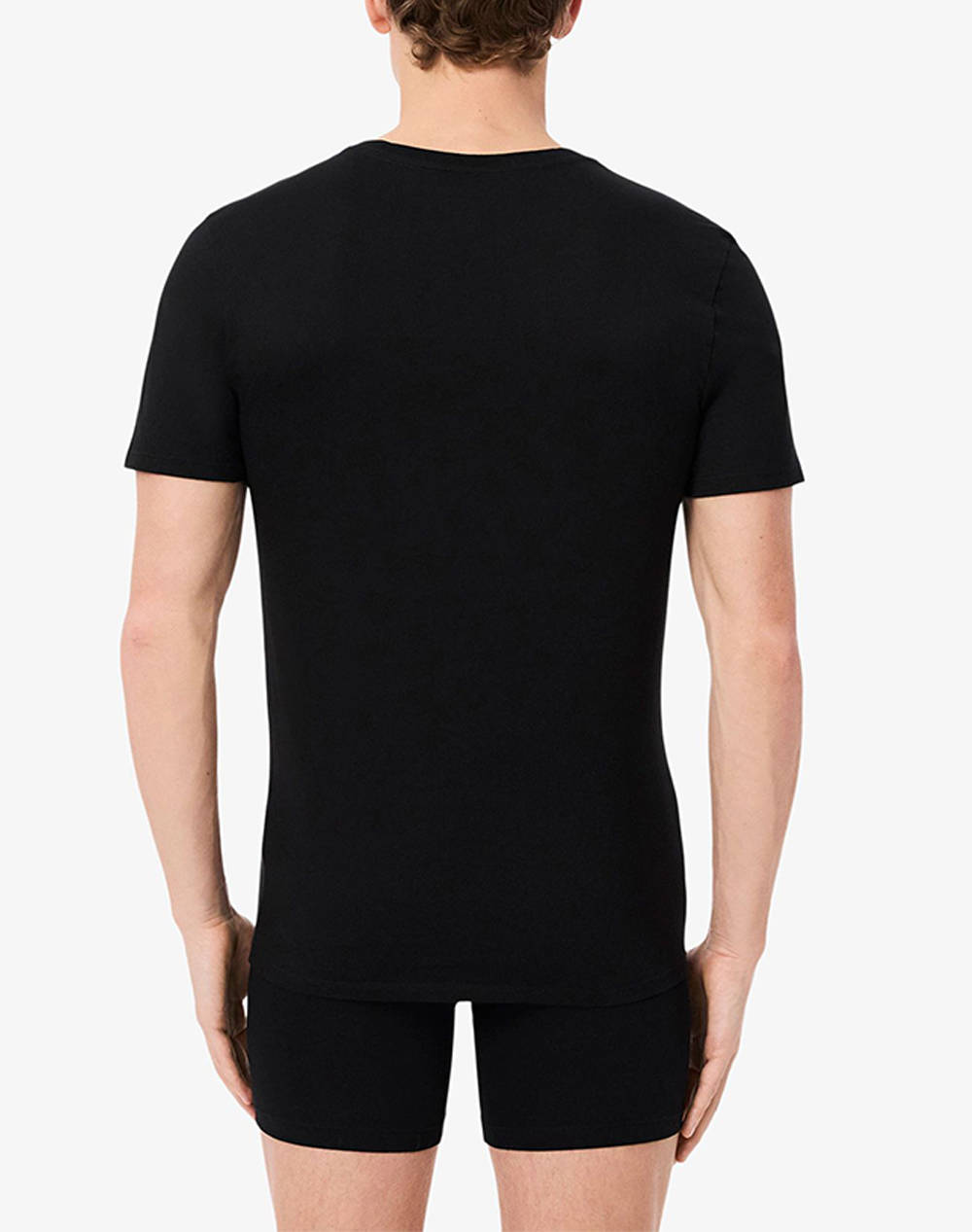 LACOSTE ΣΕΤ 3 ΤΕΜ ΕΣΩΡΟΥΧΟ T-SHIRT ΚΜ UNDERWEAR TEE-SHIRT 3TH9008-031 Black φωτογραφία