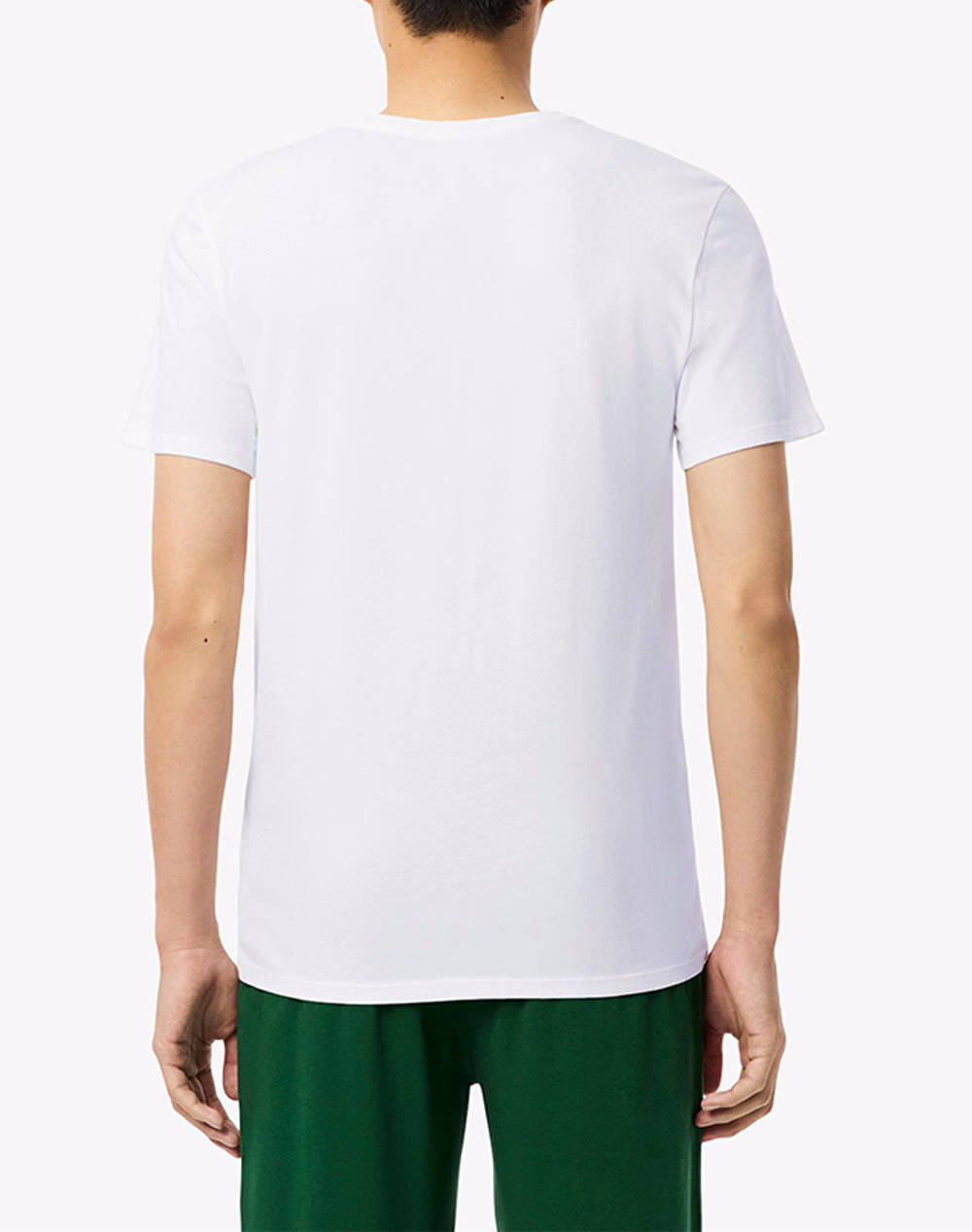 LACOSTE ΣΕΤ 3 ΤΕΜ ΕΣΩΡΟΥΧΟ T-SHIRT ΚΜ UNDERWEAR TEE-SHIRT 3TH9008-001 White φωτογραφία