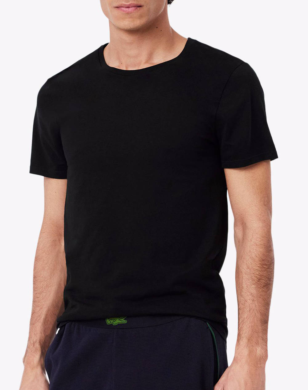 LACOSTE ΣΕΤ 3 ΤΕΜ ΕΣΩΡΟΥΧΟ T-SHIRT ΚΜ UNDERWEAR TEE-SHIRT 3TH9007-031 Black φωτογραφία