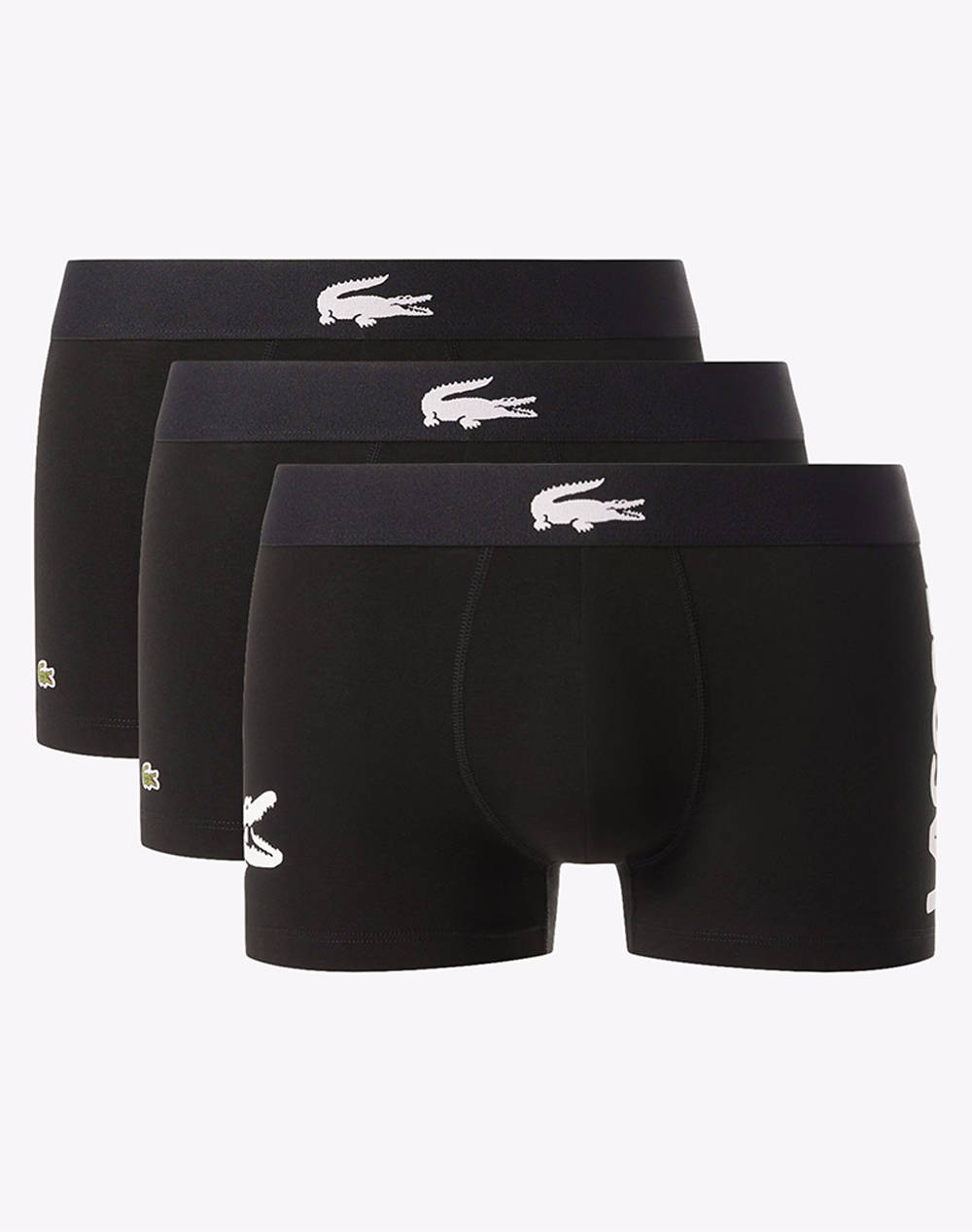 LACOSTE LACOSTE ΣΕΤ 3 ΕΣΩΡΟΥΧΩΝ TRUNK UNDERWEAR TRUNK 35H1291-9DI Black