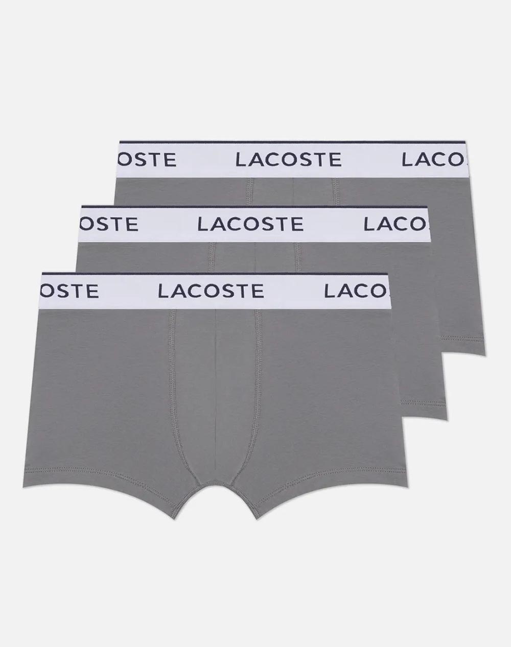 LACOSTE LACOSTE ΣΕΤ 3 ΕΣΩΡΟΥΧΩΝ TRUNK UNDERWEAR TRUNK 35H9002-S6K Gray
