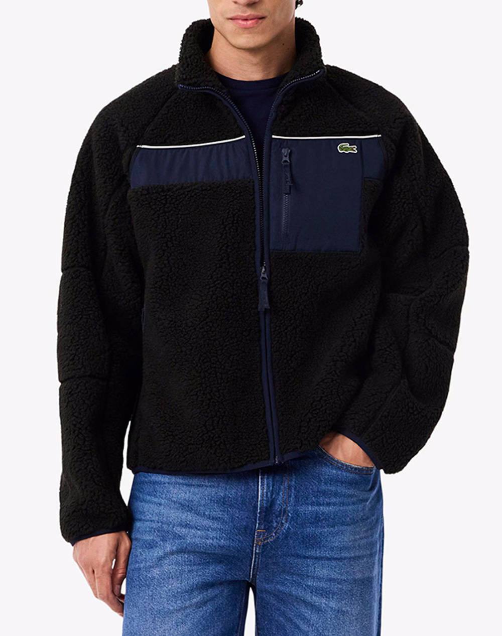 LACOSTE ΜΠΟΥΦΑΝ PARKAS & BLOUSONS 3BH5908-DY4 DarkBlue