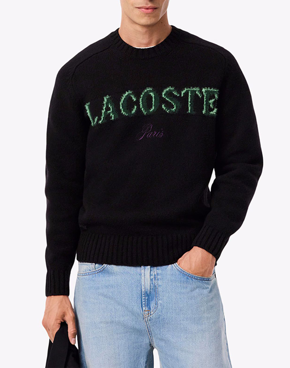 Ανδρικά πλεκτά & ζακέτες lacoste σε μαυρο