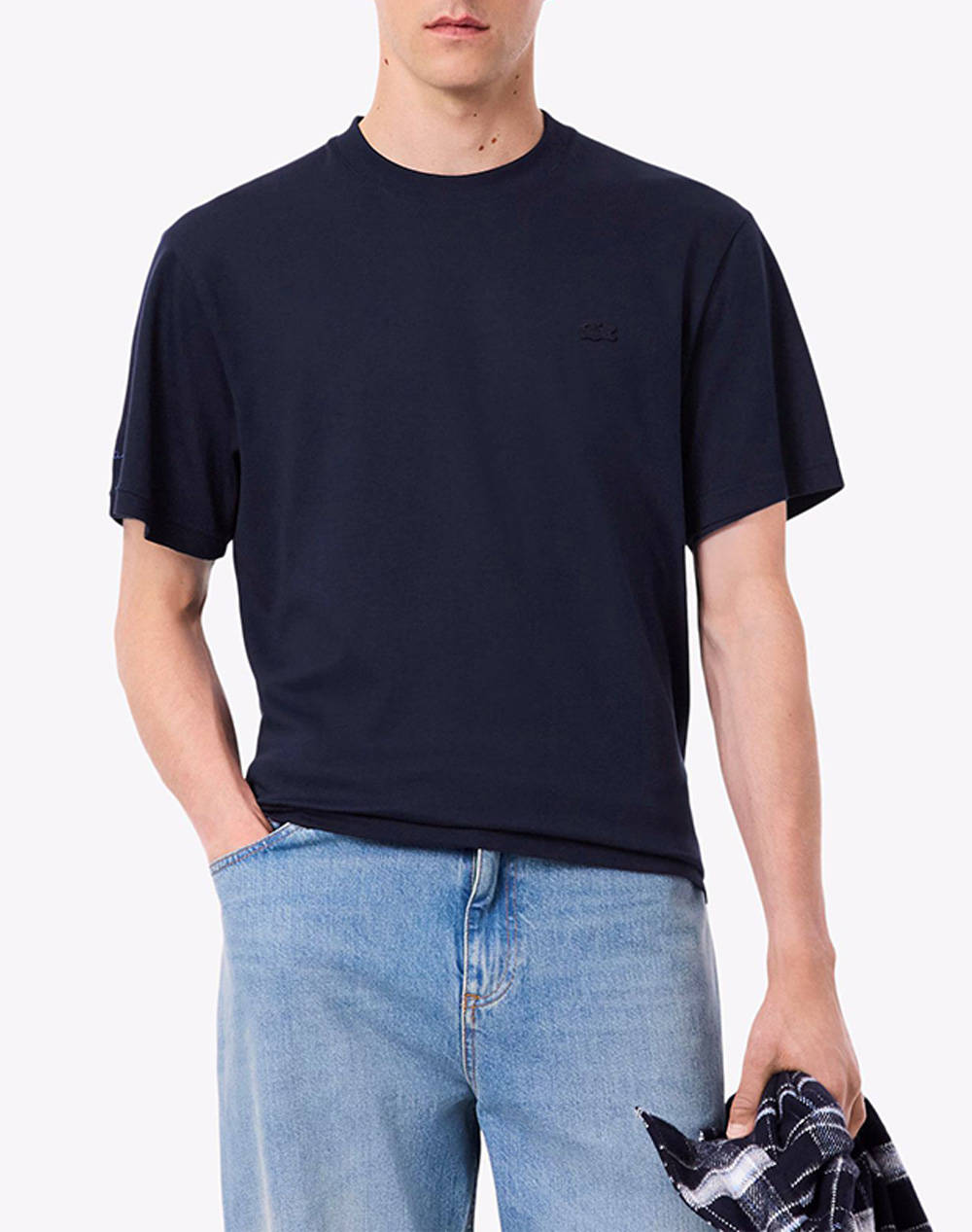 LACOSTE ΜΠΛΟΥΖΑ ΚΜ TEE-SHIRT SS 3TH5931-166 NavyBlue