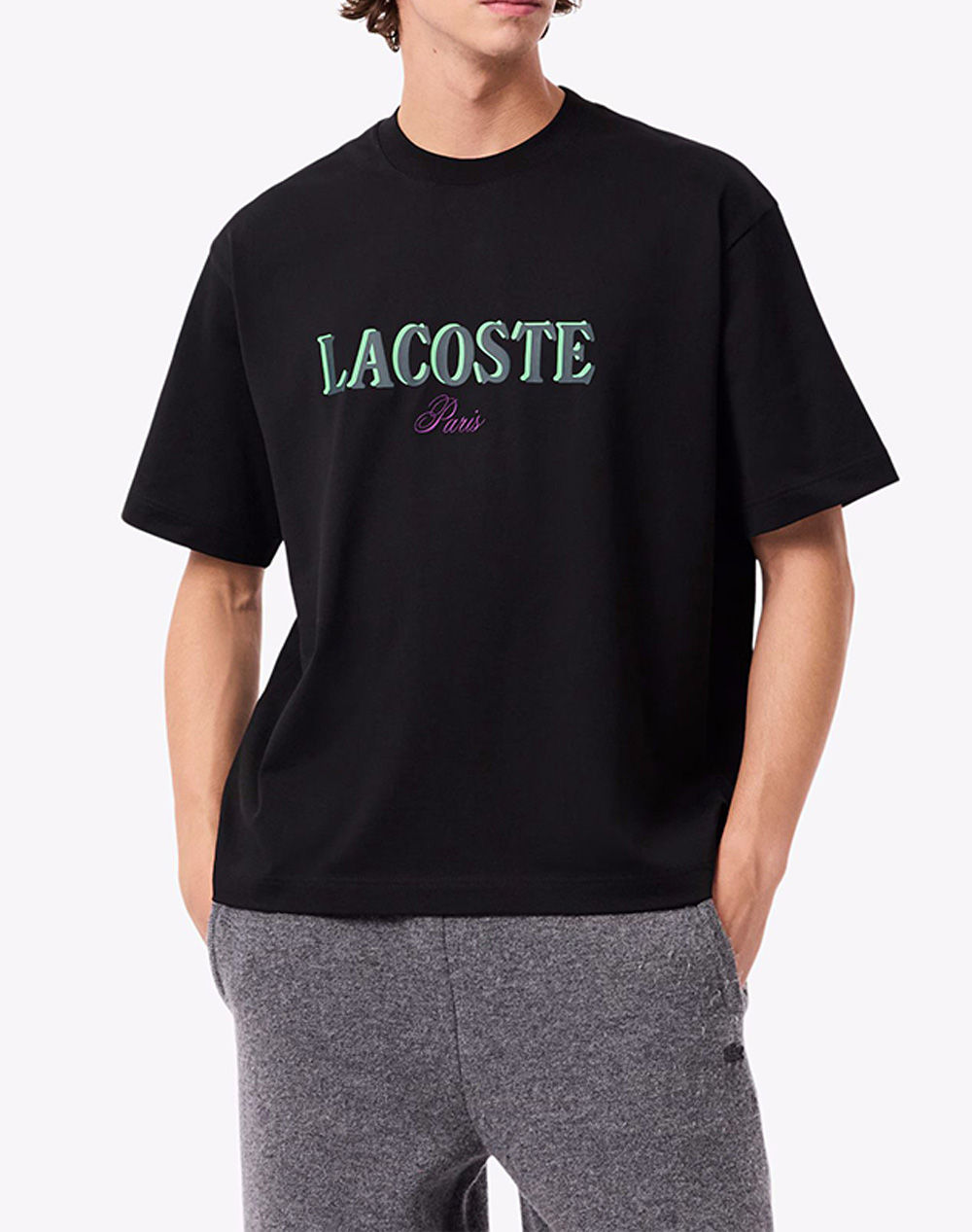 LACOSTE ΜΠΛΟΥΖΑ ΚΜ TEE-SHIRT SS 3TH5912-031 Black