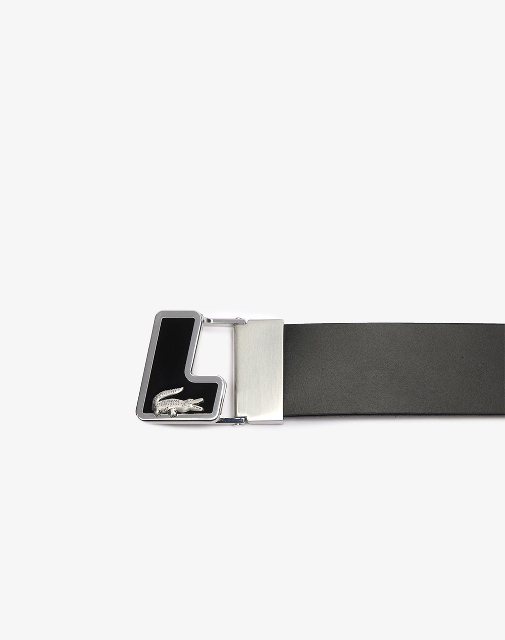 LACOSTE ΖΩΝΗ ΑΝΔΡΙΚΗ ELEGANCE LEATHER BELT 3RC4086-000 Black φωτογραφία