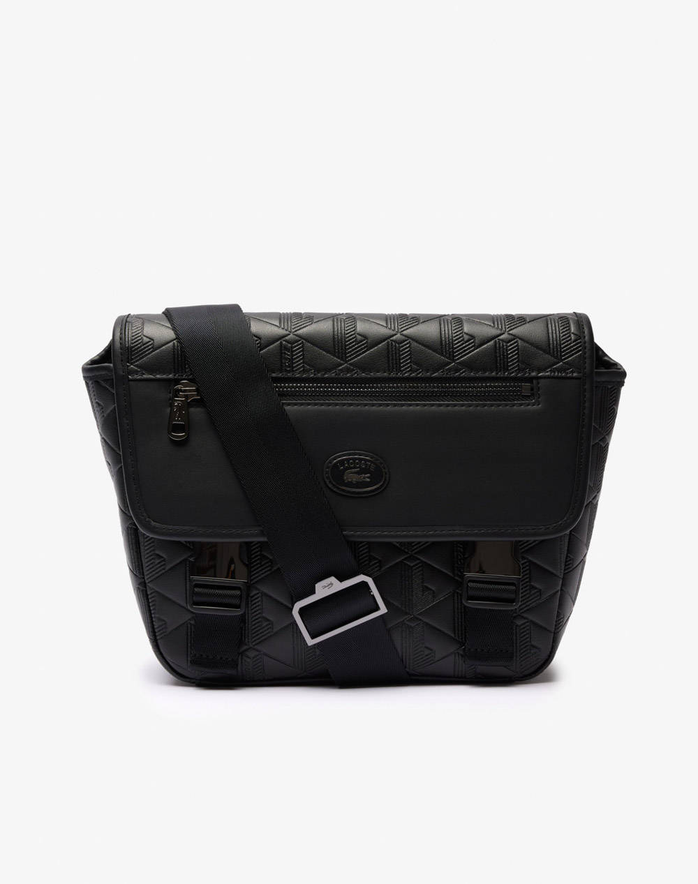 LACOSTE LACOSTE ΤΣΑΝΤΑ MESSENGER BAG (Διαστάσεις: 28 x 20.5 x 8.5εκ.) 3NH4655MR-000 Black