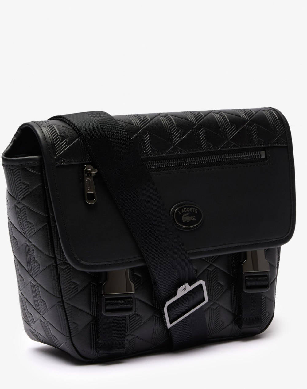 LACOSTE ΤΣΑΝΤΑ MESSENGER BAG (Διαστάσεις: 28 x 20.5 x 8.5εκ.) 3NH4655MR-000 Black φωτογραφία