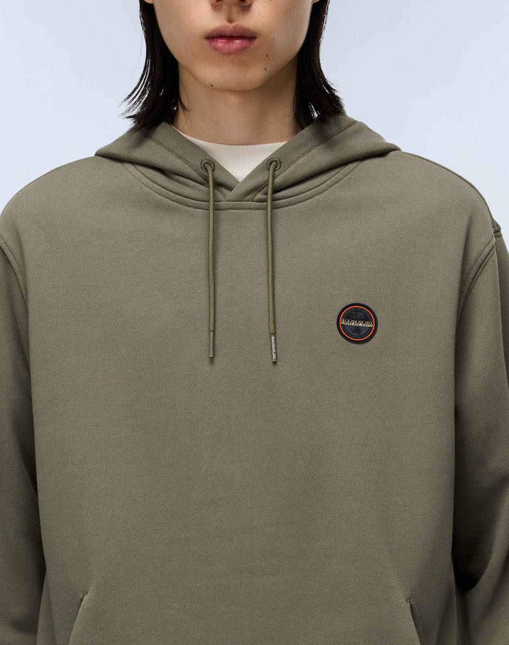 NAPAPIJRI B-BADGE H NP0A891L-NPG0A Olive φωτογραφία