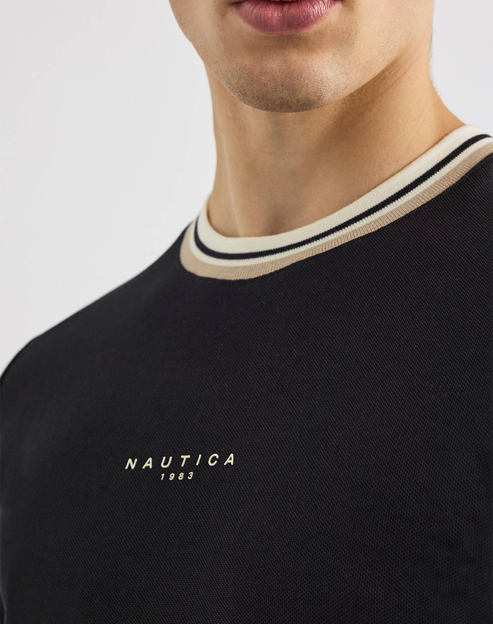 NAUTICA ΜΠΛΟΥΖΑ T-SHIRT ΚΜ Seaton T-Shirt 3NCN1S03473-011 Black φωτογραφία
