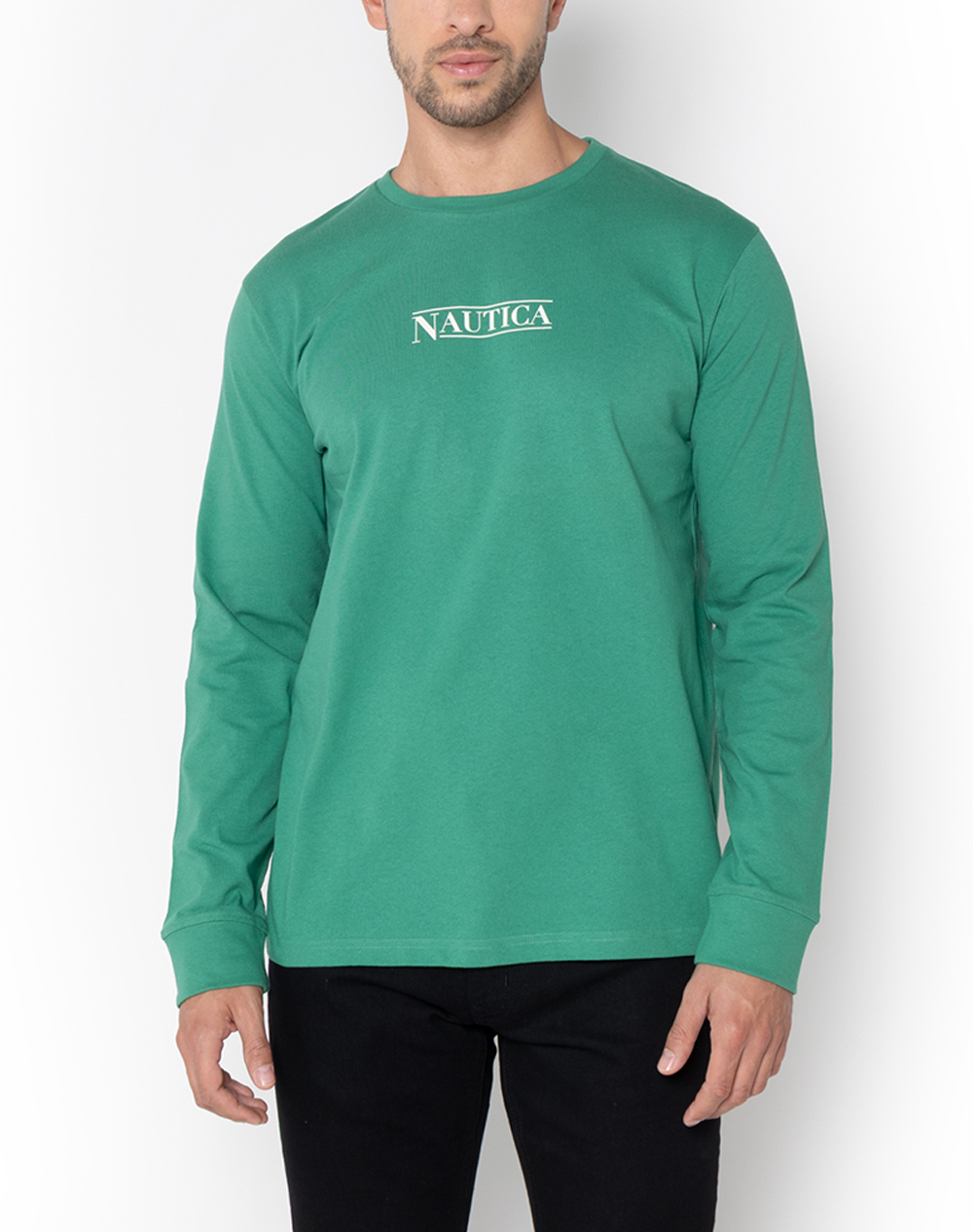 NAUTICA ΜΠΛΟΥΖΑ T-SHIRT ΜΜ Carmii T-Shirt LS 3NCN1T04096-503 Green
