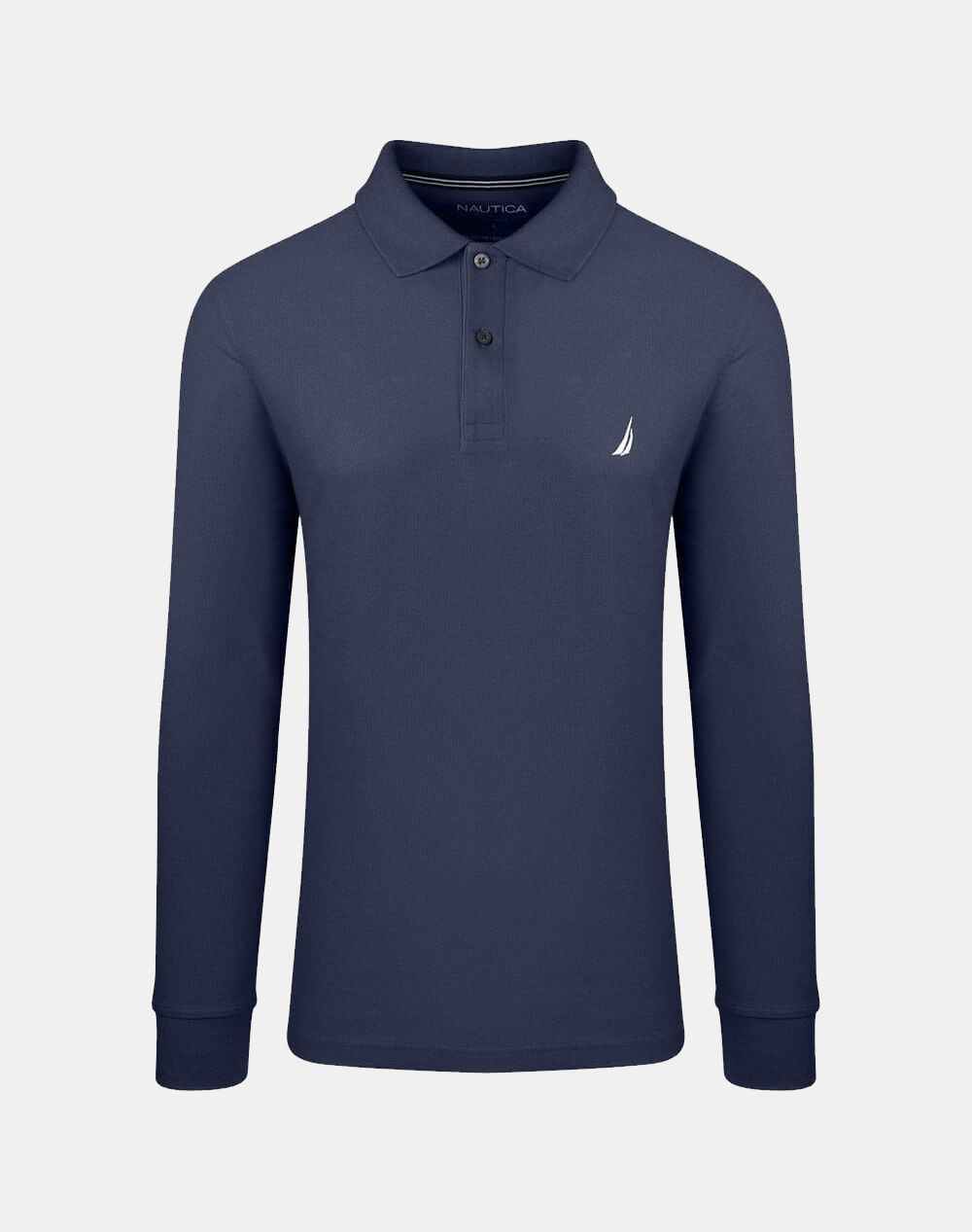 NAUTICA ΜΠΛΟΥΖΑ ΠΟΛΟ ΜΜ LS DECK POLO_SUSTAINABLE 3NCK47104-4NV/444 NavyBlue