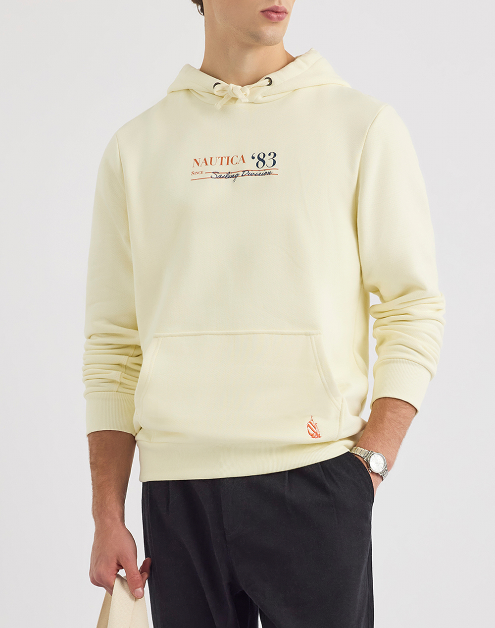 Ανδρικά φούτερ & hoodies nautica σε εκρου