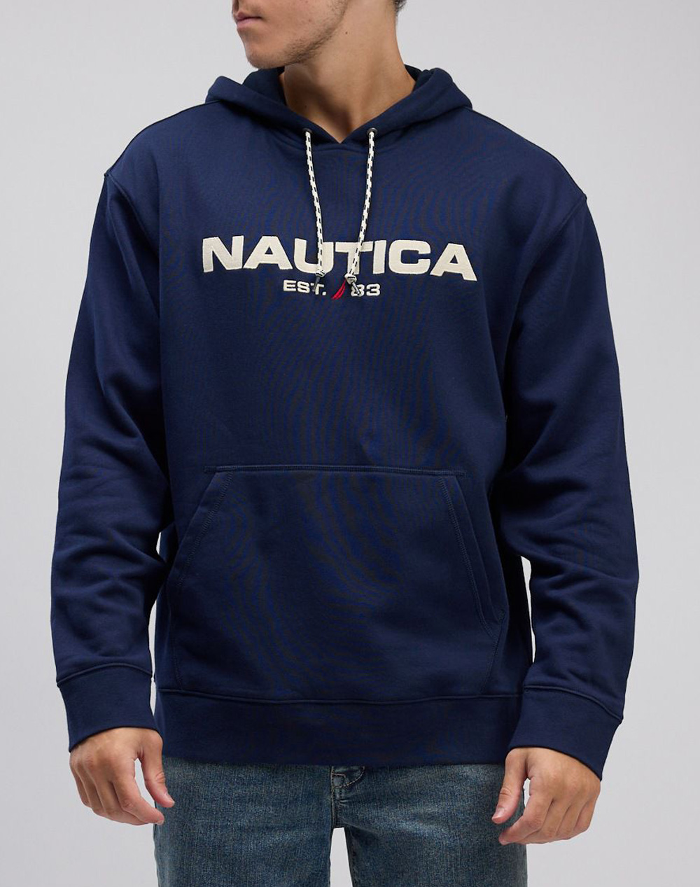 NAUTICA ΜΠΛΟΥΖΑ ΦΟΥΤΕΡ ΜΜ ANCHOR PO LOGO HOODIE 3NCK57070-4VN NavyBlue