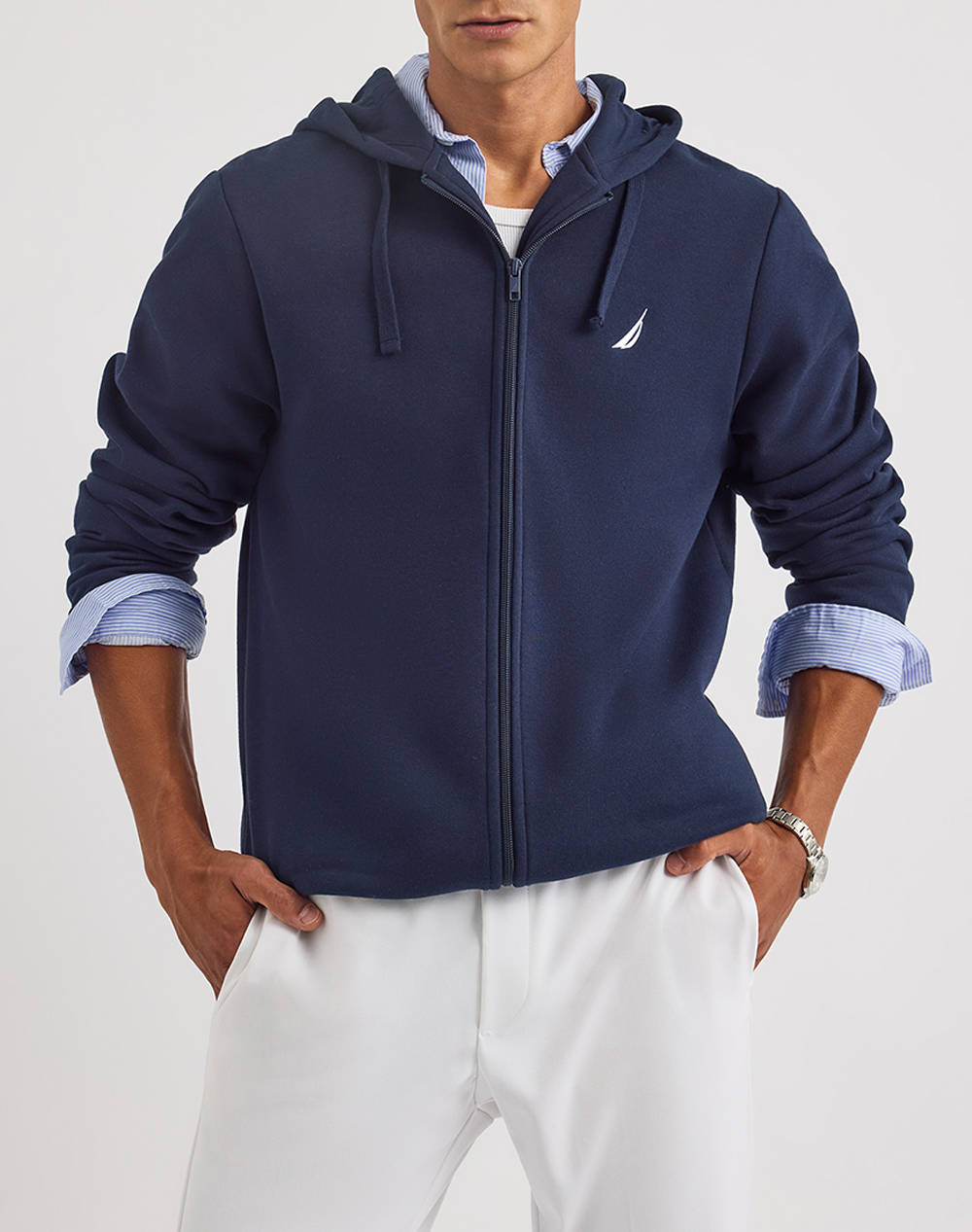 NAUTICA ΖΑΚΕΤΑ ΦΟΥΤΕΡ ΜΜ Makani FZ Hoodie 3NCN1S03435-459 DarkBlue