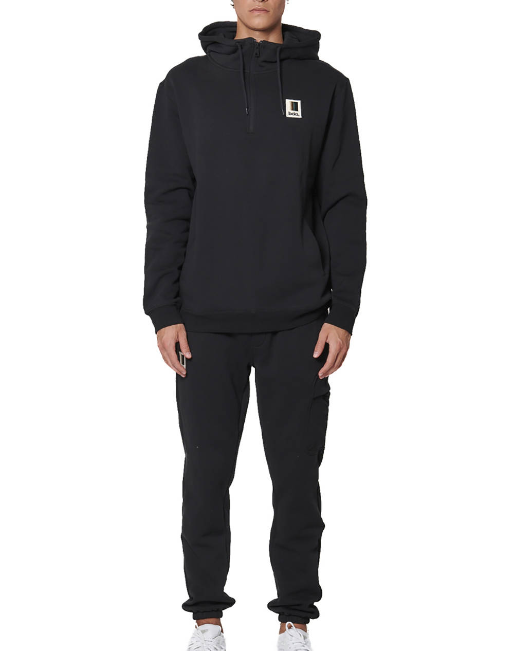 BODY ACTION MEN''S GARGO JOGGERS 023534-01-BLACK Black φωτογραφία