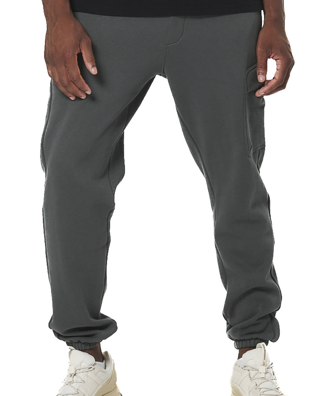 BODY ACTION MEN''S GARGO JOGGERS 023534-01-Balsam Green DarkSlateGrey