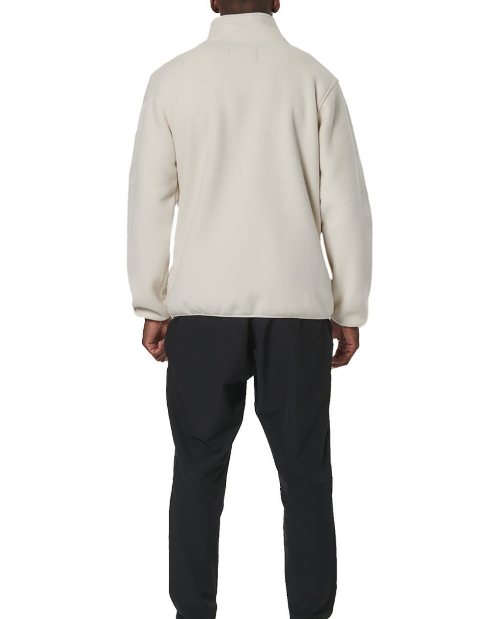 BODY ACTION MEN''S BOUCLE-FLEECE JACKET 073522-01-PRISTINE ECRU Ecru φωτογραφία