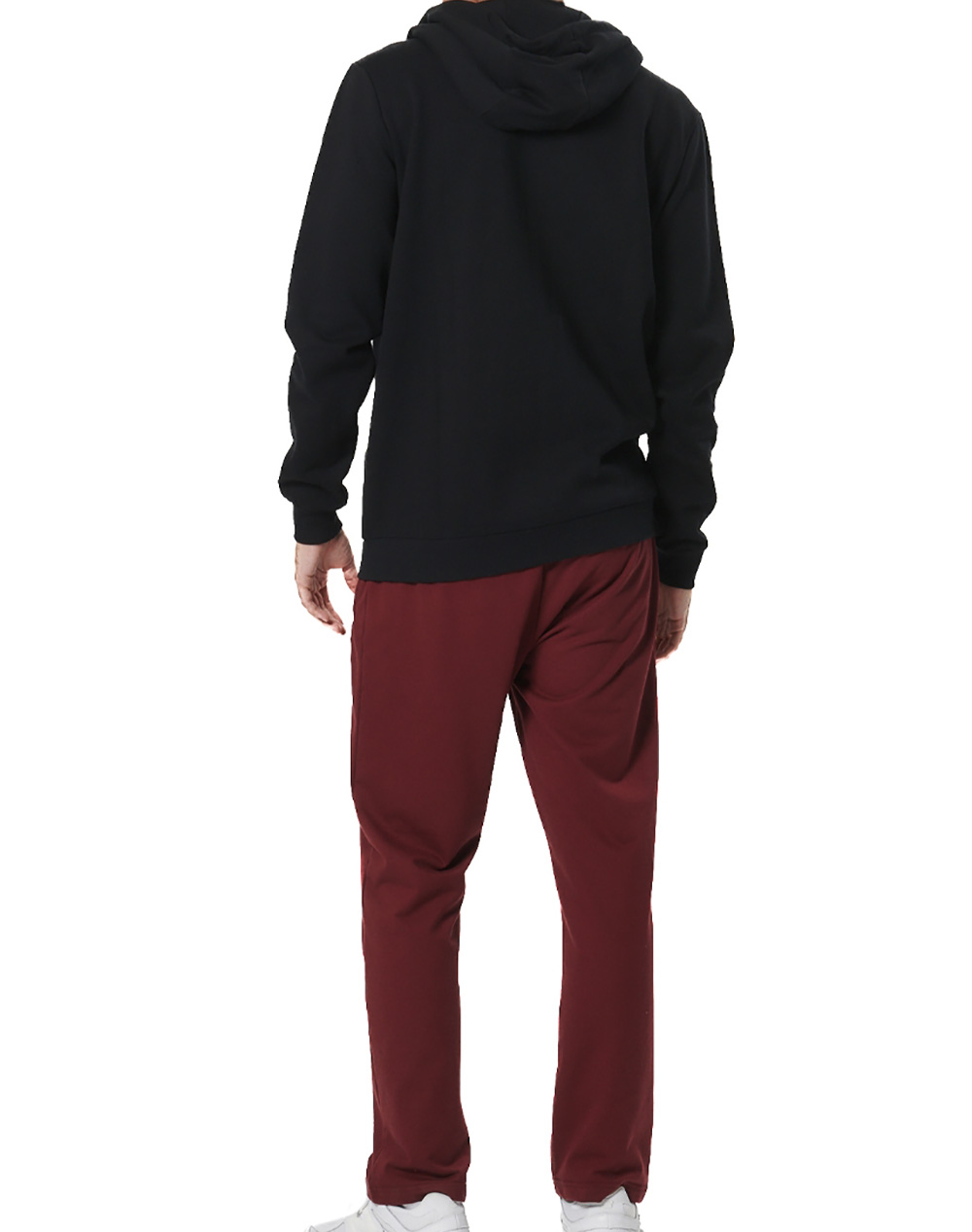 BODY ACTION MEN''S FLEECE FULL-ZIP HOODIE 073520-01-BLACK Black φωτογραφία