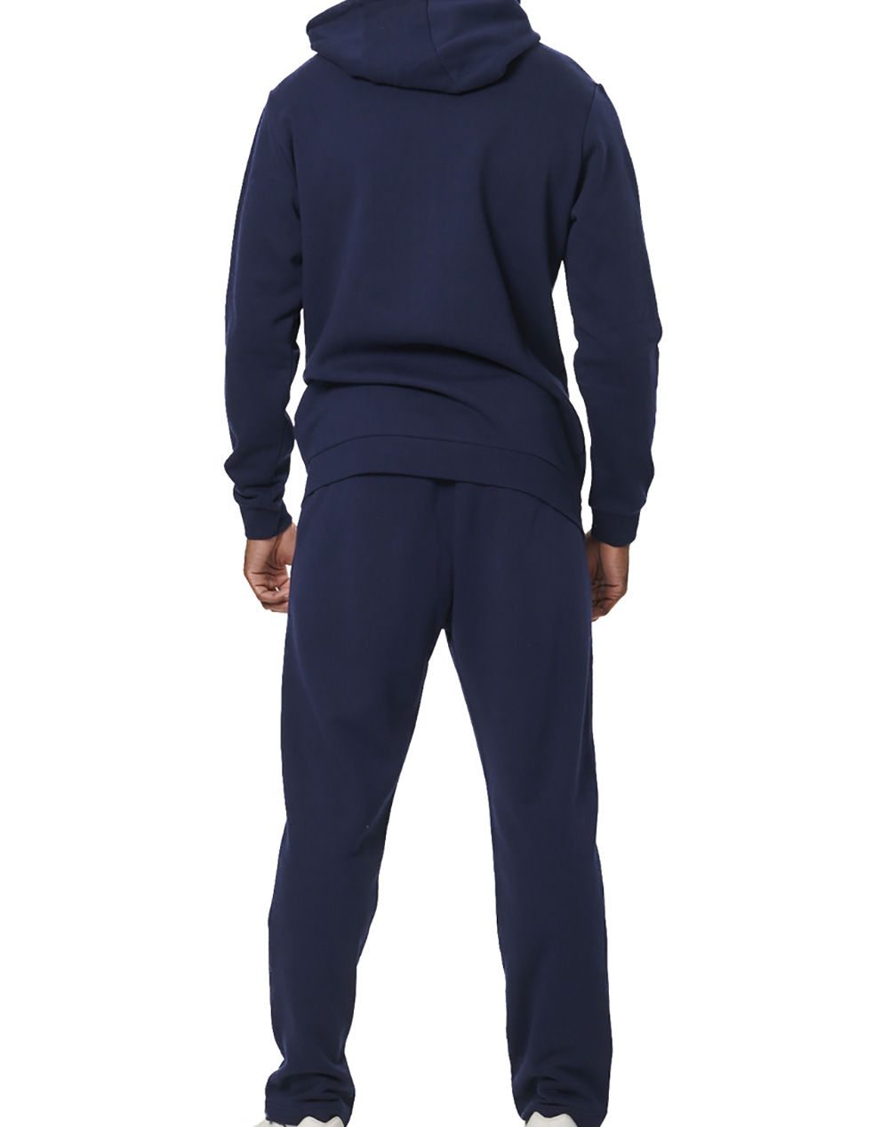 BODY ACTION MEN''S FLEECE FULL-ZIP HOODIE 073520-01-Maritime Blue MidnightBlue φωτογραφία