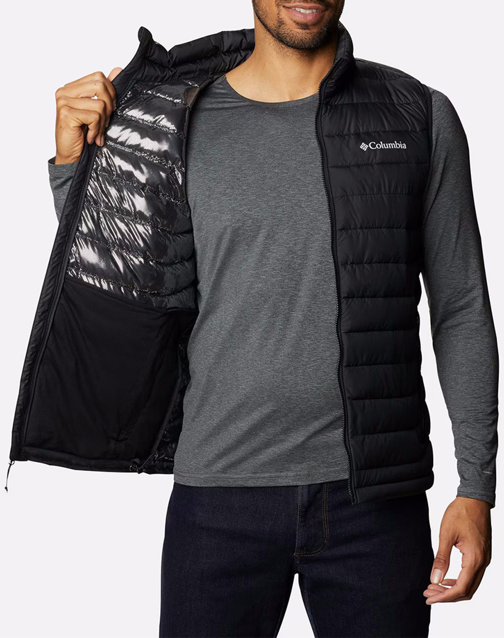 COLUMBIA Ανδρικό Γιλέκο Powder Lite™ II Vest CA09-2086974-010 Black φωτογραφία