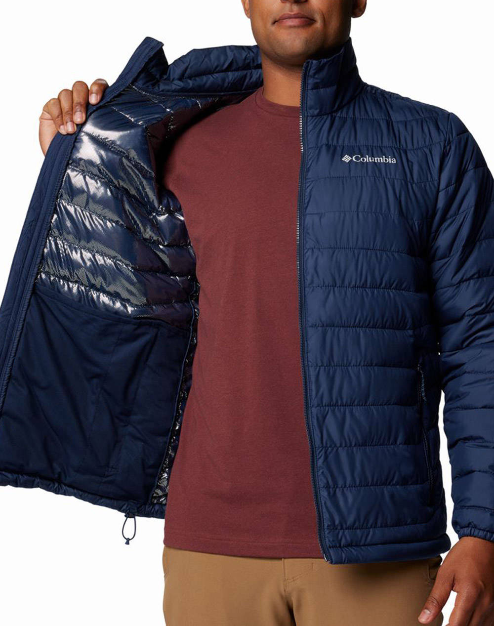 COLUMBIA Ανδρικό Μπουφάν Powder Lite™ II Jacket CA04-2086964-464 DarkBlue φωτογραφία
