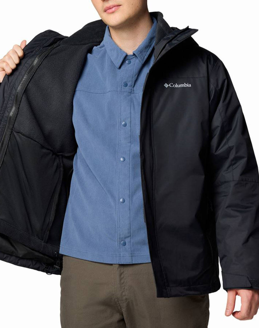 COLUMBIA Ανδρικό Μπουφάν Tunnel Falls™ II Interchange Jacket CA02-2096924-010 Black φωτογραφία