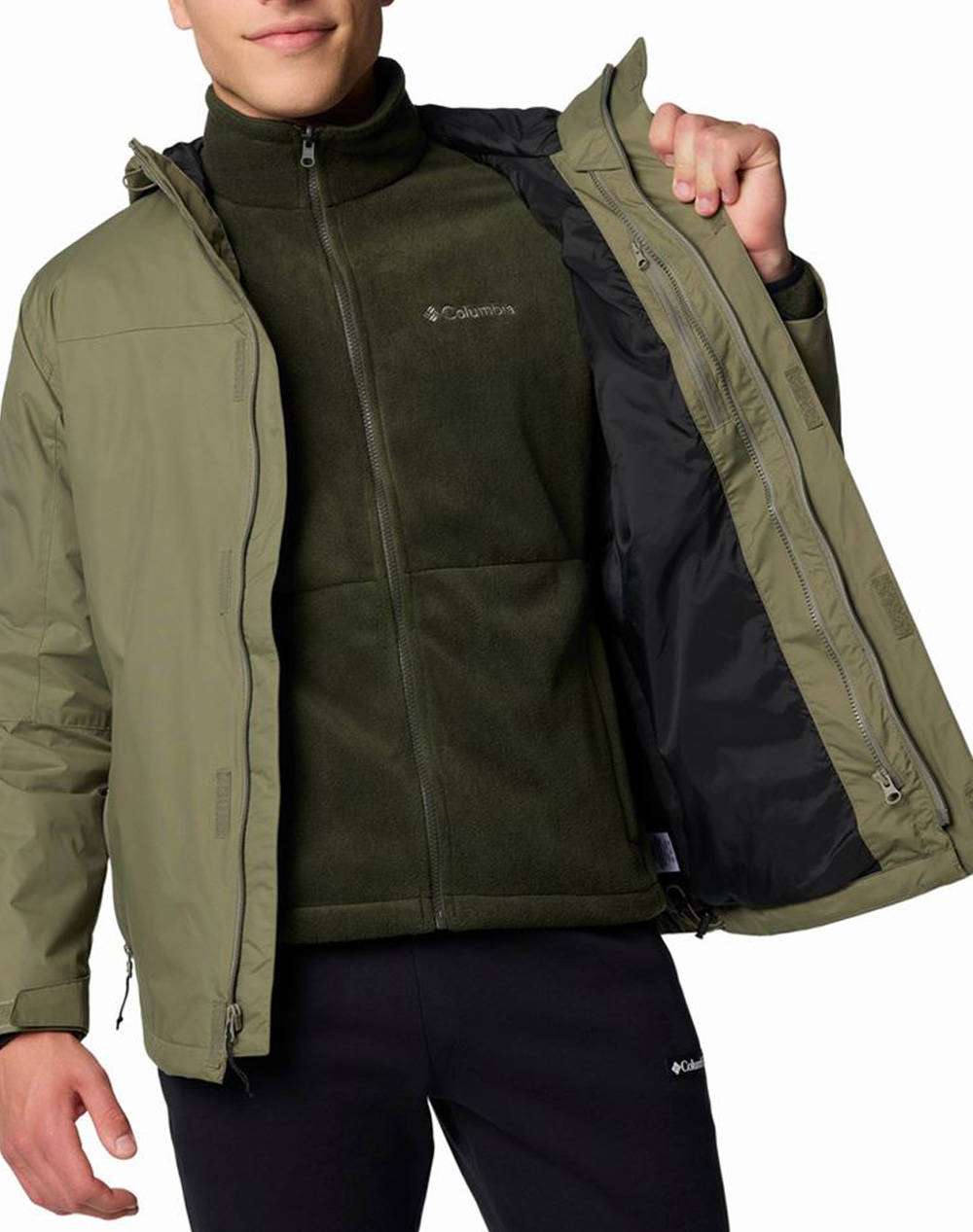 COLUMBIA Ανδρικό Μπουφάν Tunnel Falls™ II Interchange Jacket CA02-2096924-397 Green φωτογραφία