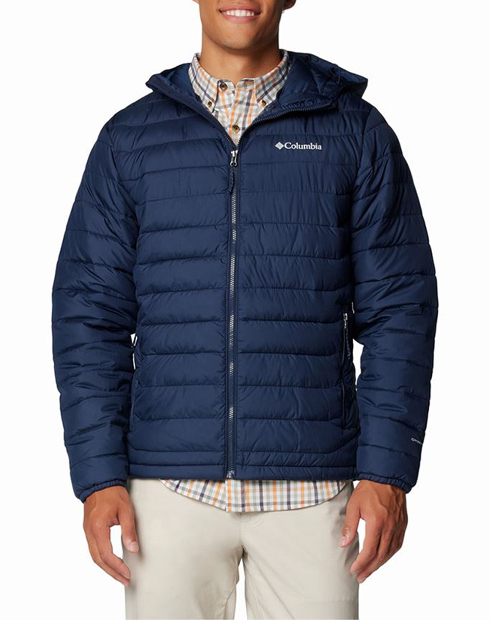 COLUMBIA Ανδρικό Μπουφάν Powder Lite™ II Hooded Jacket CA04-2086944-Collegiate Navy NavyBlue
