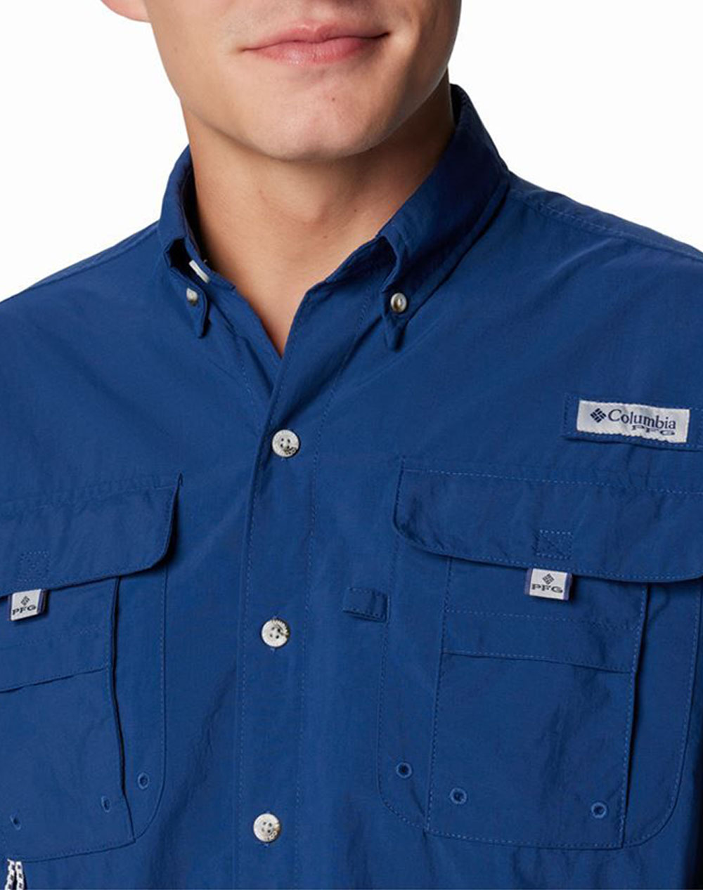 COLUMBIA Ανδρικό Πουκάμισο Bahama™ II S/S Shirt CD04-1011651-470 Indigo φωτογραφία