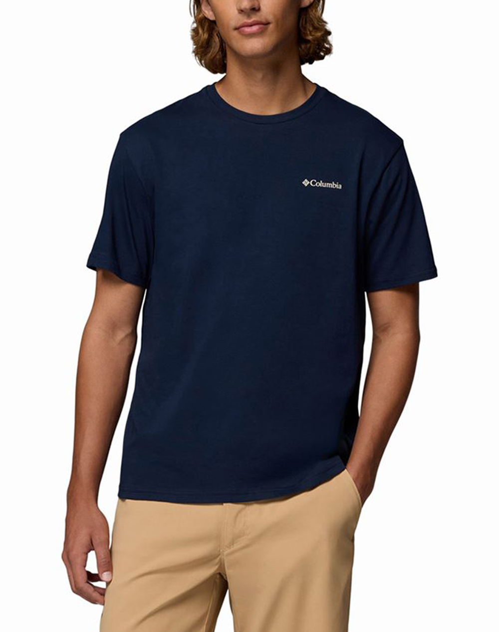 COLUMBIA Ανδρική Μπλούζα Barton Springs™ SS Graphic Tee CE04-2058331-465 NavyBlue