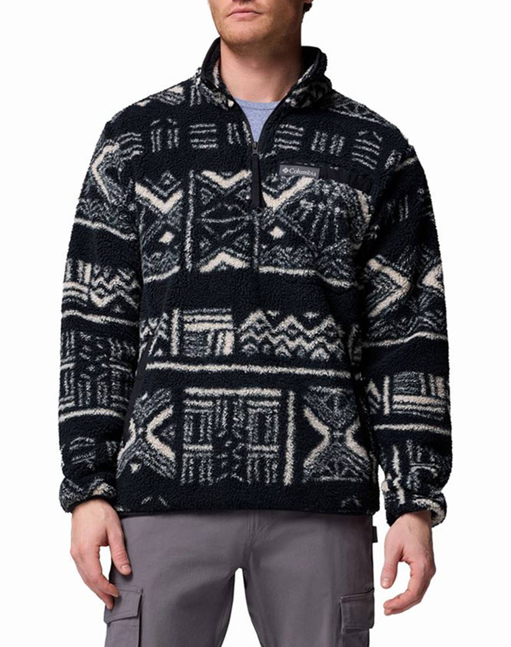 COLUMBIA Ανδρική Μπλούζα Rugged Ridge™ High Pile Half Zip CF07-2135471-010 JetBlack