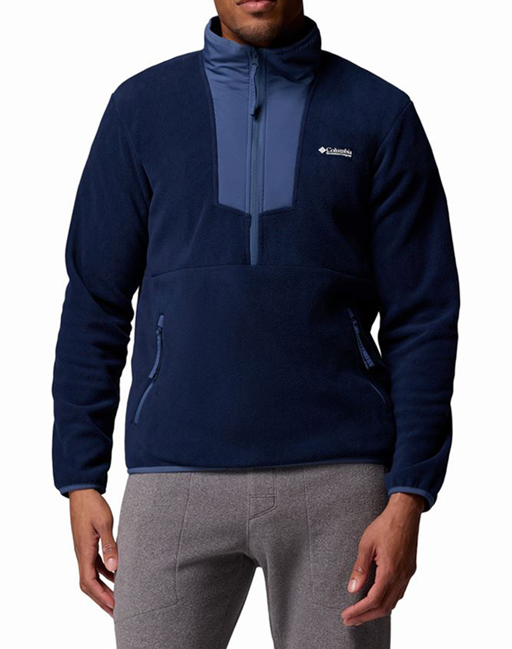 COLUMBIA Ανδρική Μπλούζα Sequoia Grove™ Half Zip Fleece CF07-2095901-465 NavyBlue