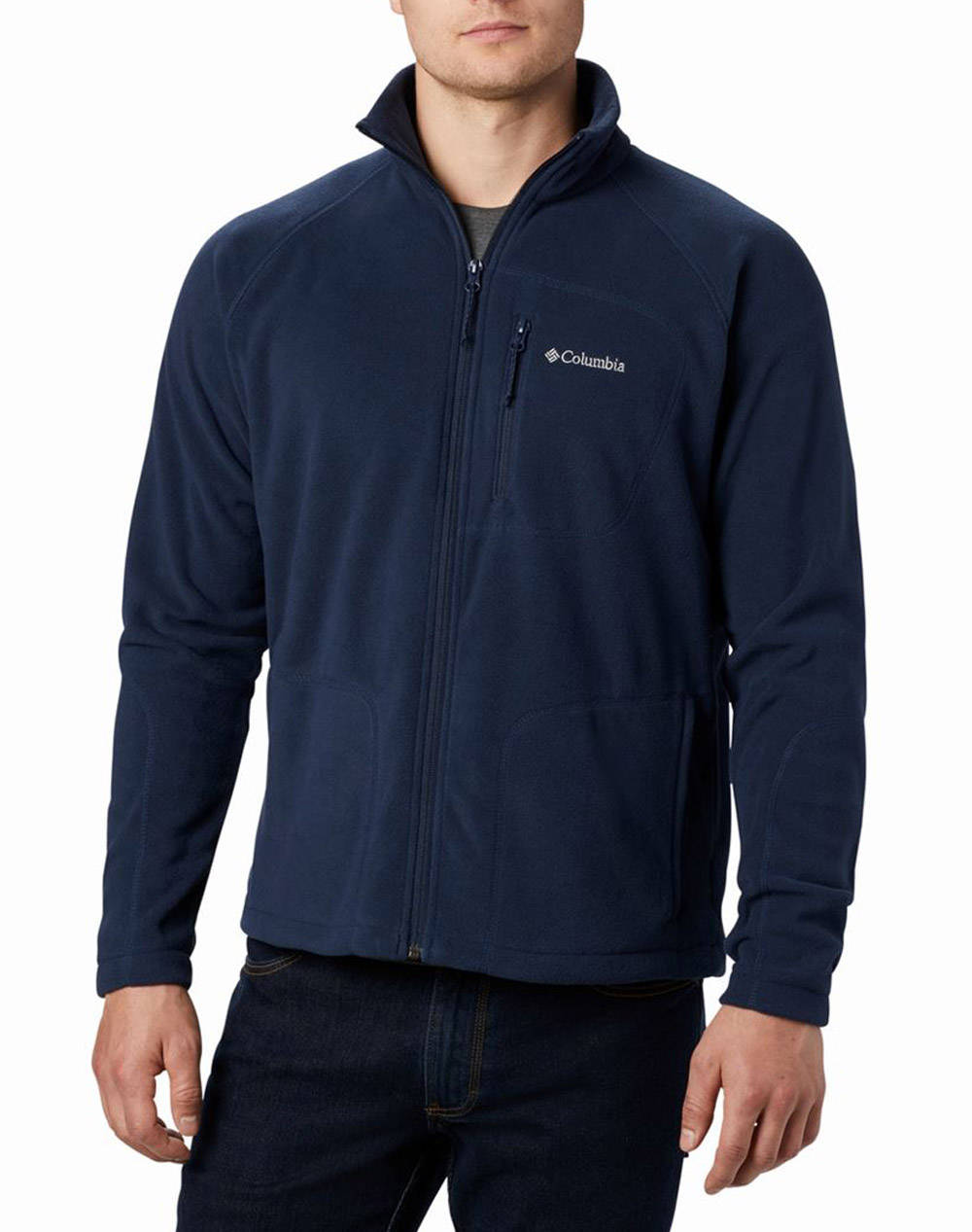 COLUMBIA COLUMBIA Ανδρική Ζακέτα Fast Trek™ II Full Zip Fleece CF01-AM3039A-468 DarkBlue
