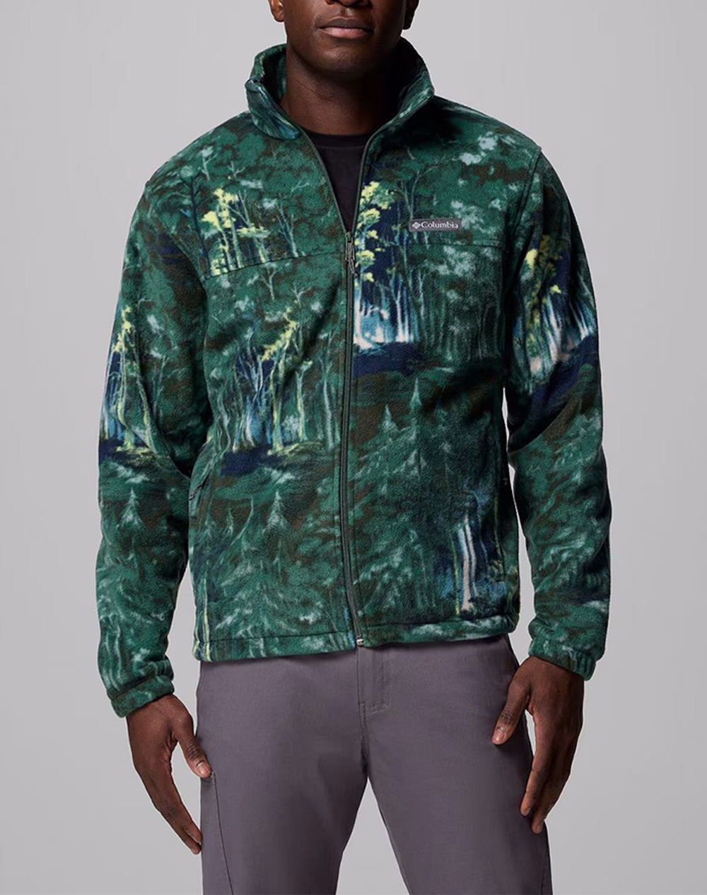COLUMBIA Ανδρική Ζακέτα Steens Mountain™ Printed Jacket CF01-1478231-375 DarkGreen