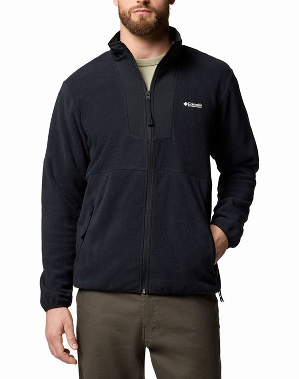 COLUMBIA COLUMBIA Ανδρική Ζακέτα Sequoia Grove™ Full Zip Fleece CF01-2095891-011 Black