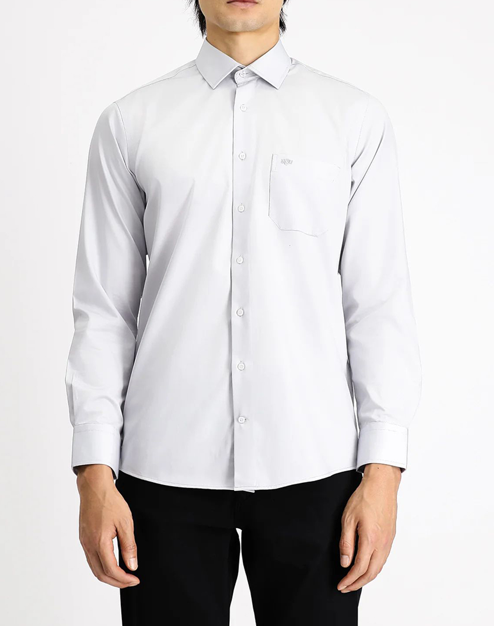 KIGILI KIGILI LONG SLEEVE SHIRT KSSZ4BE0DZ009-210 LightGray