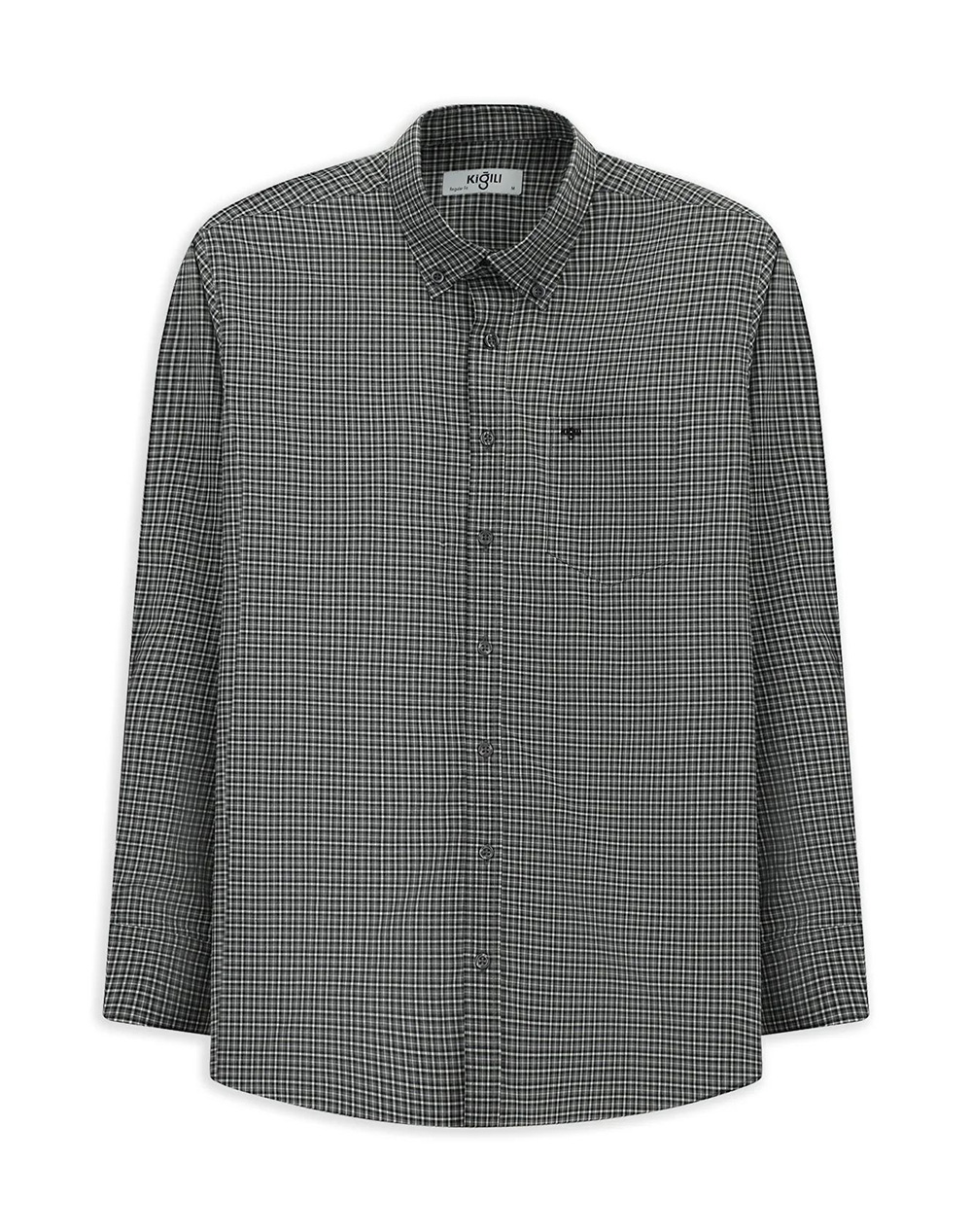 KIGILI LONG SLEEVE SHIRT KK264DC0EK002-210 DarkGray