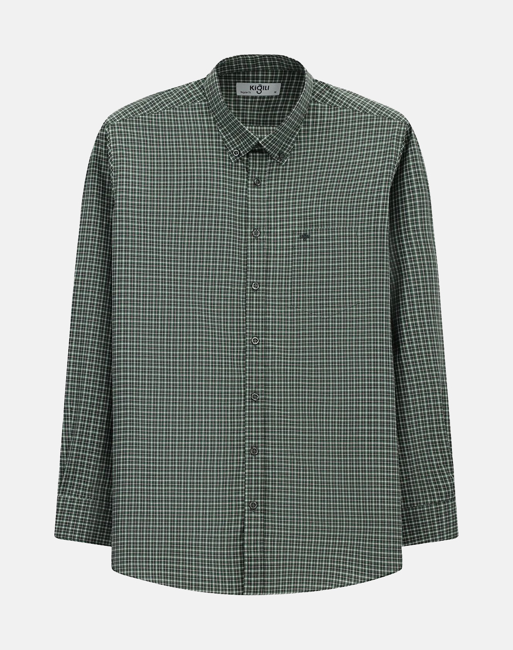 KIGILI LONG SLEEVE SHIRT KK264DC0EK002-M20 DarkGreen