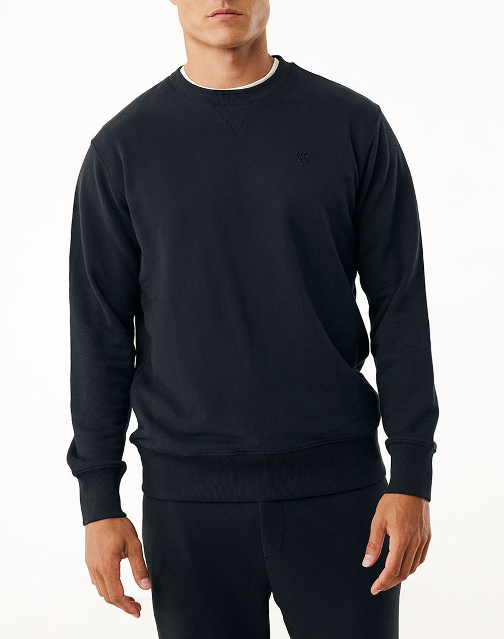 MEXX Basic crew neck sweater MF007504753M-193911 Black