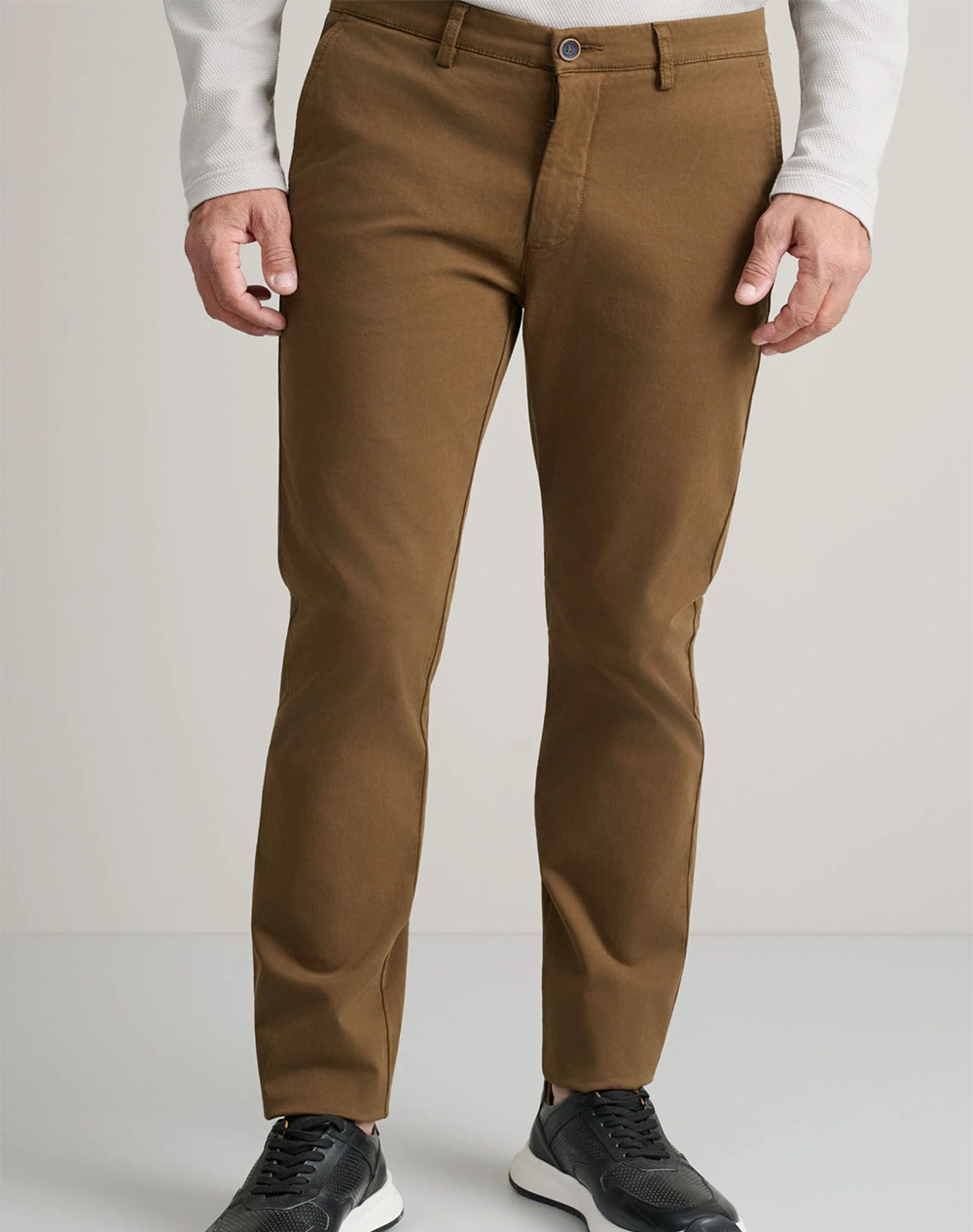 NAVY&GREEN ΠΑΝΤΕΛΟΝΙ ΑΠΙΕΤΟ MODERN FIT 24AG.1003MFA/201K.8-DARK MOCHA CookieBrown