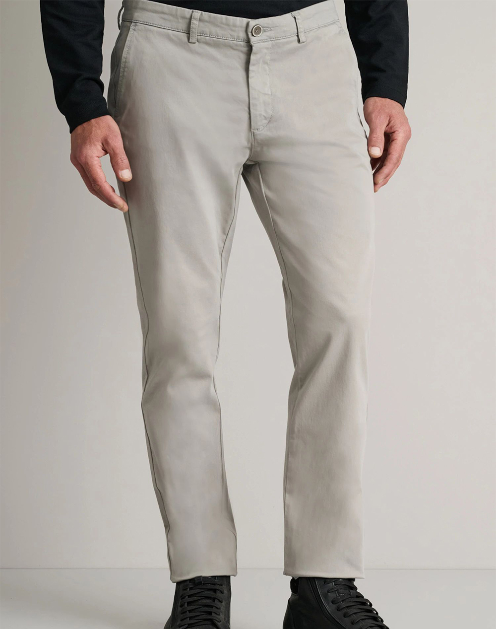 NAVY&GREEN ΠΑΝΤΕΛΟΝΙ ΑΠΙΕΤΟ MODERN FIT 24AG.1003MFA/201K.8-SILVER CLOUD LightGray