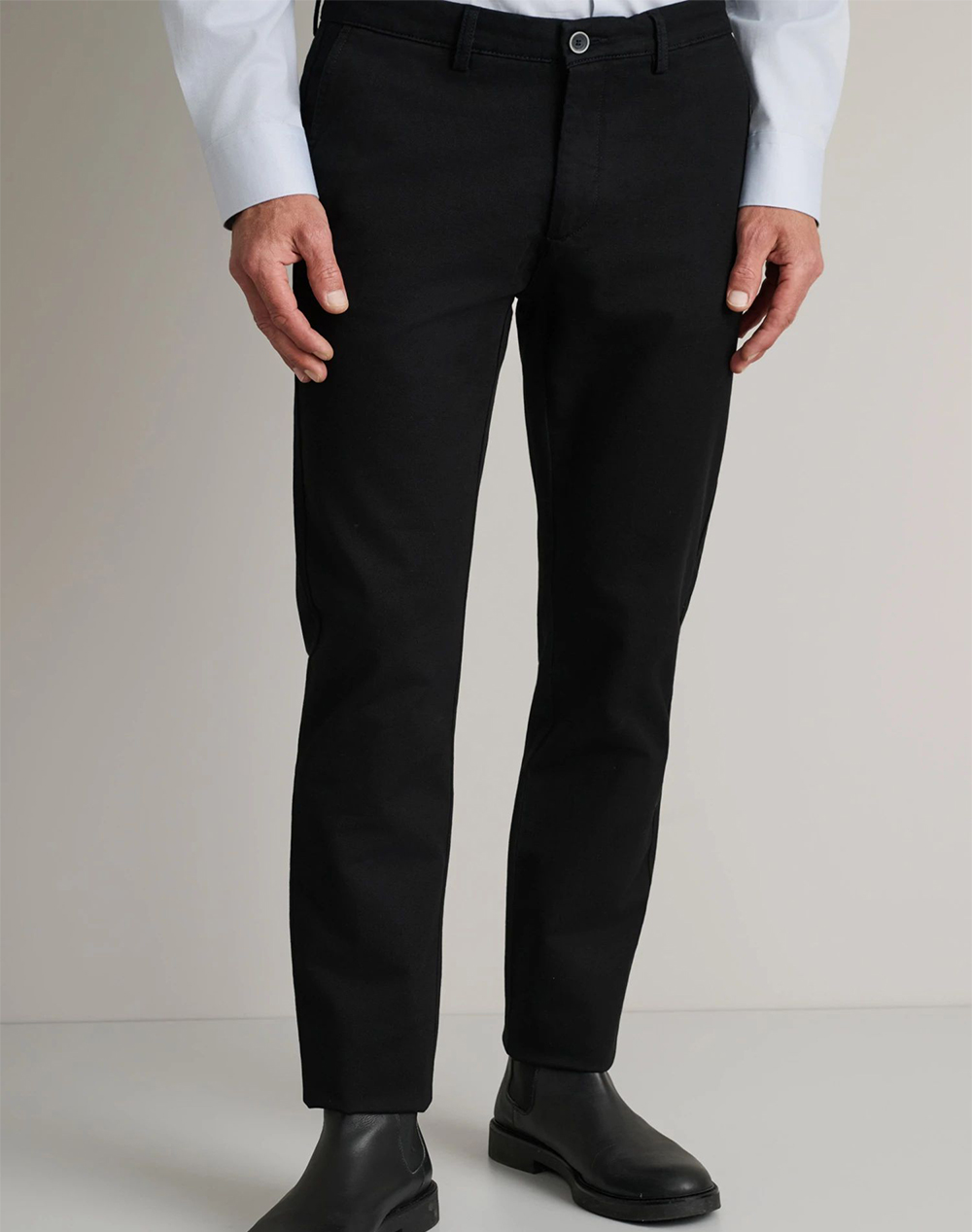 NAVY&GREEN ΠΑΝΤΕΛΟΝΙ ΑΠΙΕΤΟ MODERN FIT 24AG.1003MFA/193-Midnight Black Black