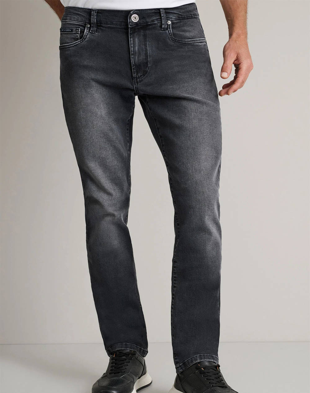 NAVY&GREEN NAVY&GREEN ΠΑΝΤΕΛΟΝΙ ΝΤΕΝΙΜ LOW WAIST 24YI.218/2/LW-BLACK DenimBlack