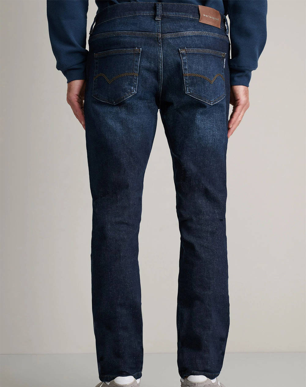 NAVY&GREEN ΠΑΝΤΕΛΟΝΙ ΝΤΕΝΙΜ LOW WAIST 24YI.218/13/LW-DARK BLUE DenimBlue φωτογραφία