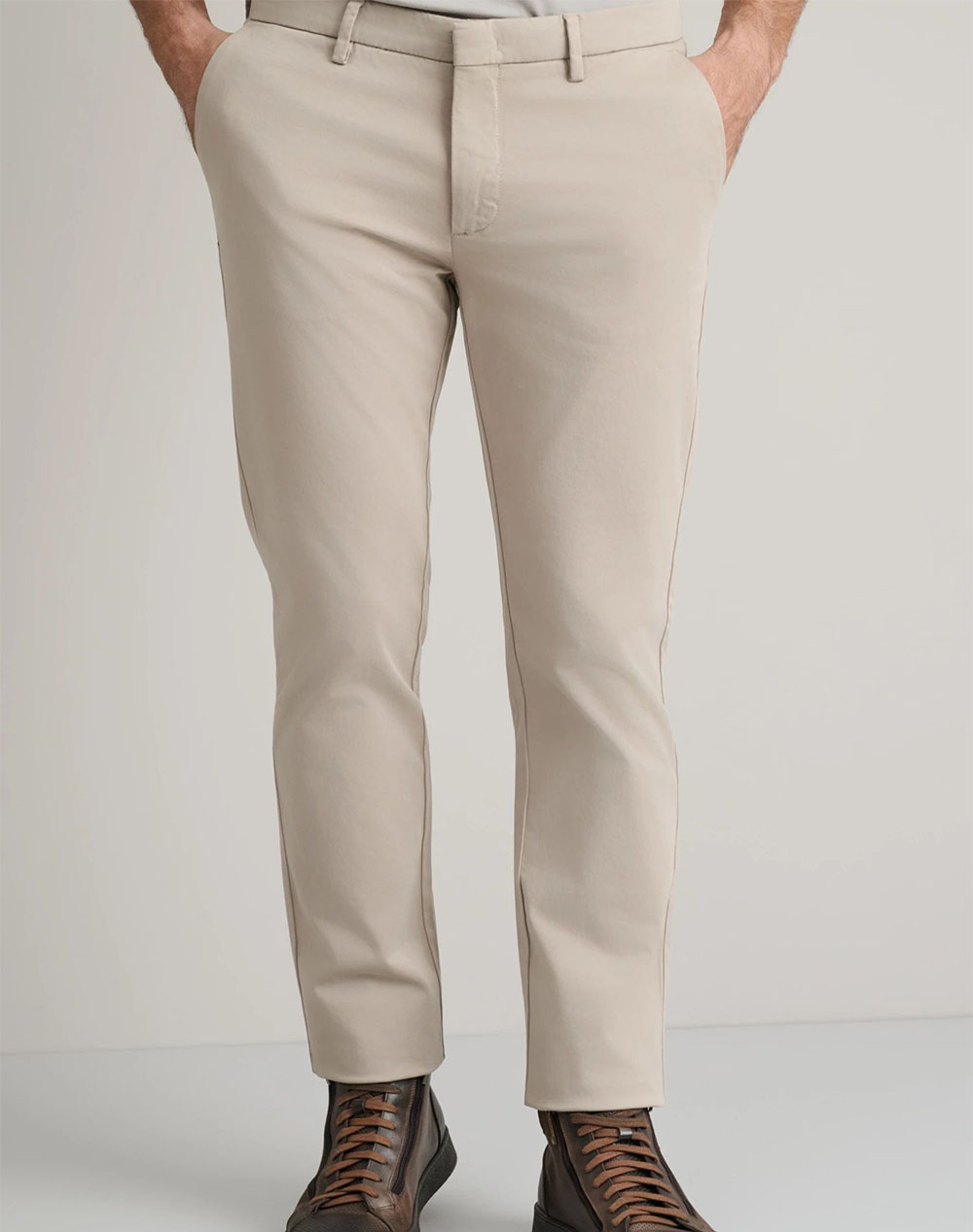 NAVY&GREEN ΠΑΝΤΕΛΟΝΙ ΑΠΙΕΤΟ MODERN FIT 24AG.1003MFT/180-GREIGE Biege