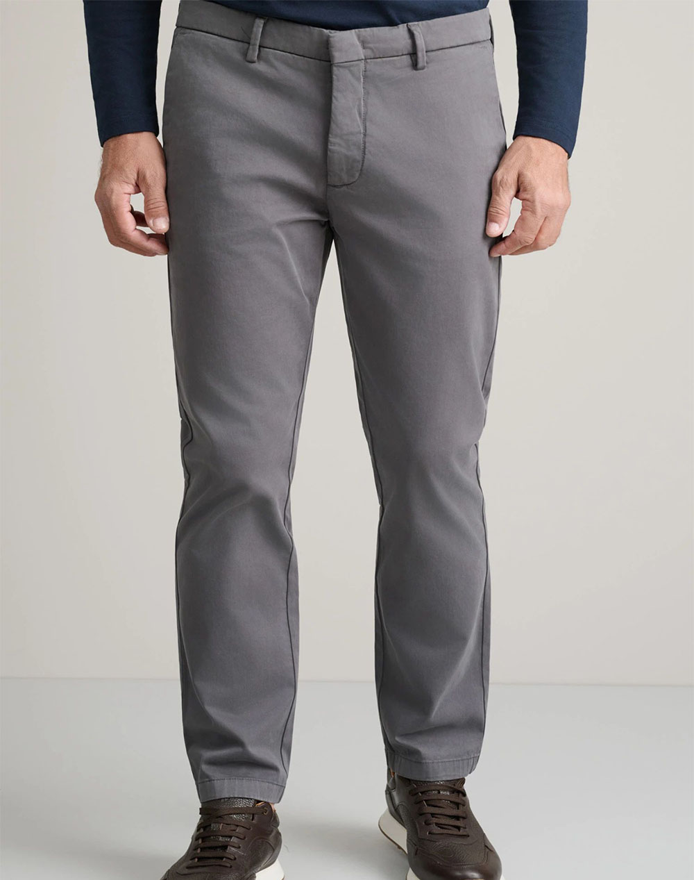 NAVY&GREEN ΠΑΝΤΕΛΟΝΙ ΑΠΙΕΤΟ MODERN FIT 24AG.1003MFT/180-RABBIT GREY Gray